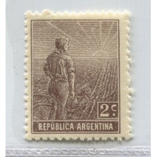 ARGENTINA 1911 GJ 327 ESTAMPILLA NUEVA MINT DENTADO 13 1/4 $ 34,5 ( 23 + 50% )